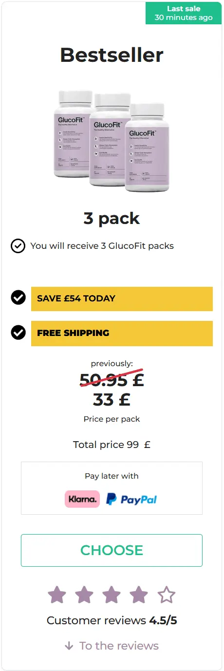 GlucoFit offer price 